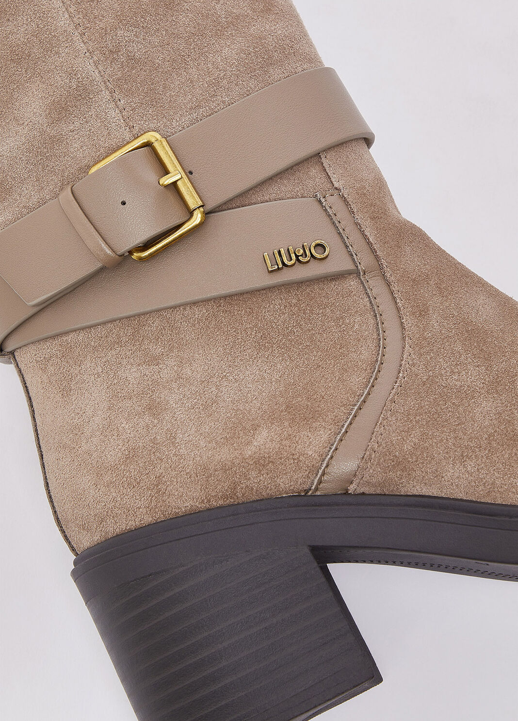 Hohe Stiefel aus Veloursleder Havanna Liu Jo - large image number 5