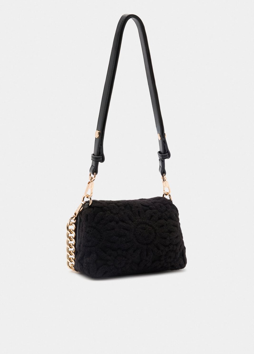 Borsa LaPuffy piccola con ricamo nero Liu Jo - large image number 3