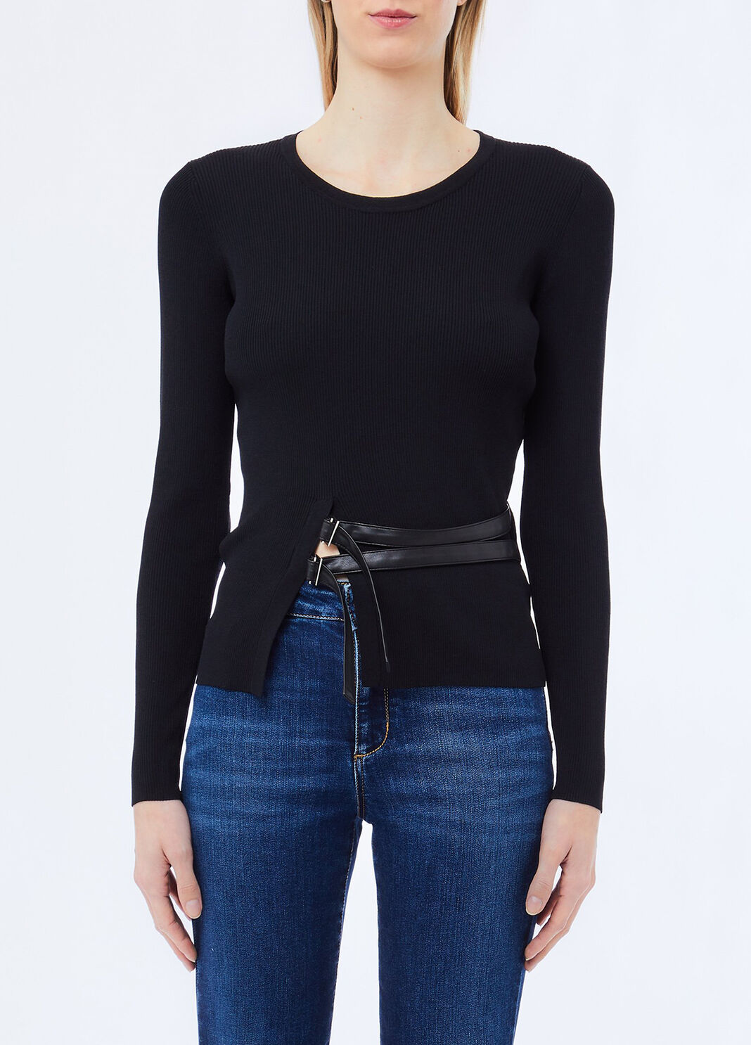 Maglia con fibbie nero Liu Jo - large image number 0