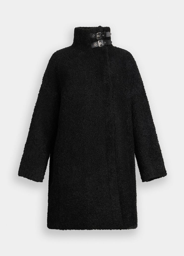 Bouclé knit coat black Liu Jo - large image number 6