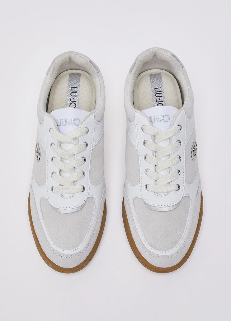 Sneakers en daim blanc Liu Jo - large image number 3