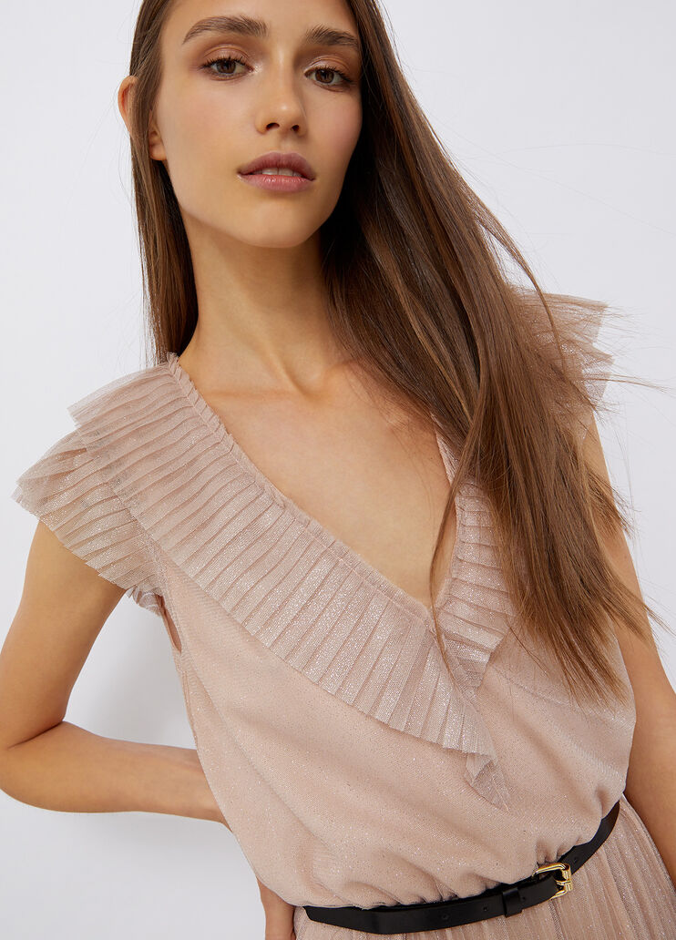 Платье из тюля с блёстками пудрово-розовый с блёстками Liu Jo - large image number 2