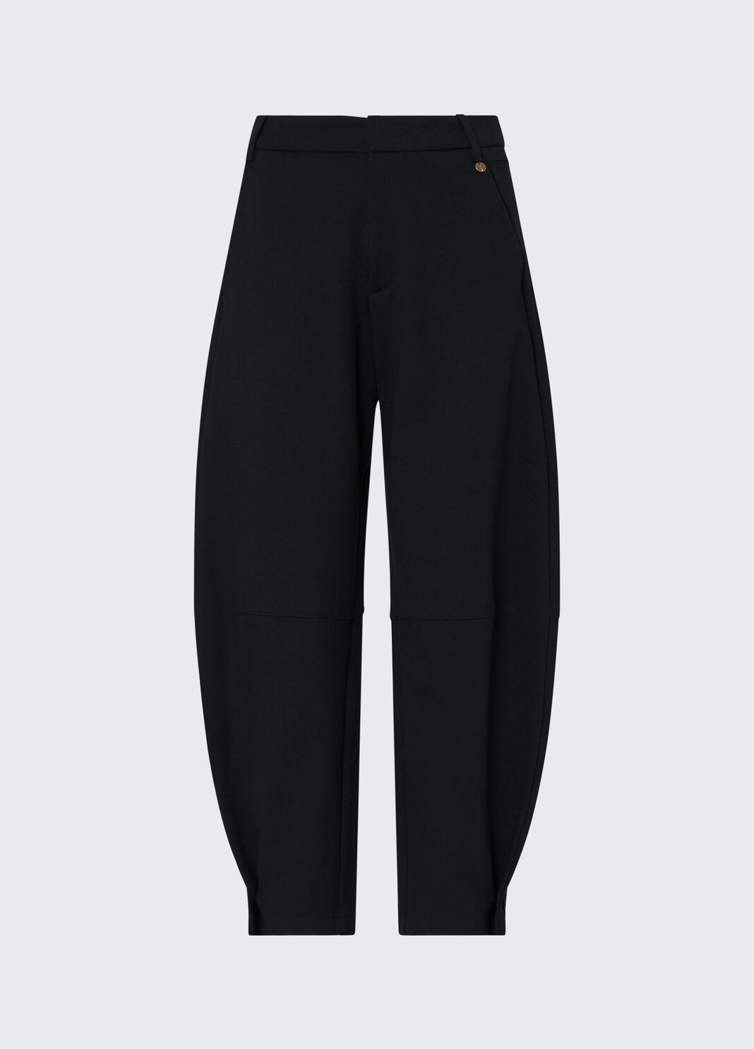 Balloon pants in punto milano black Liu Jo - large image number 6