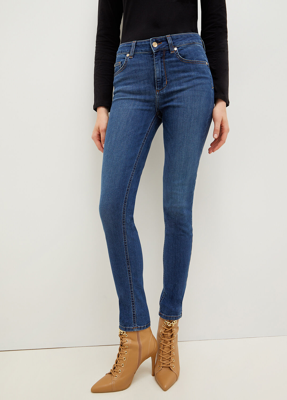 Skinny jeans in stretch denim