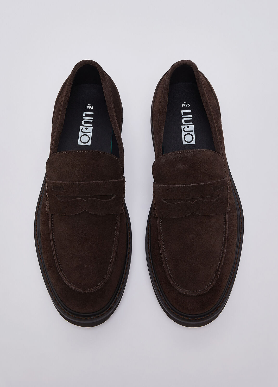 Men's suede loafers brown Liu Jo - large image number 4