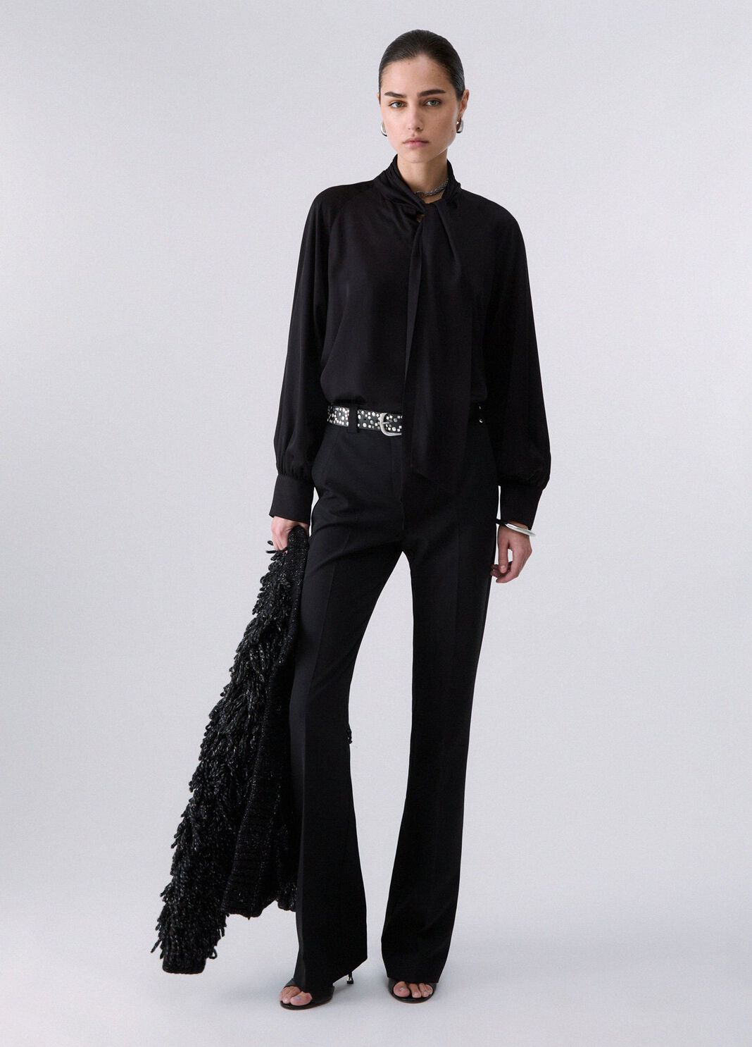 Smart flared trousers black Liu Jo - large image number 5