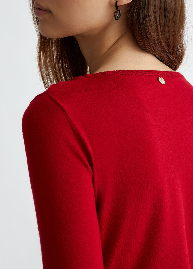 Top with cut-out red Liu Jo - large image number 2