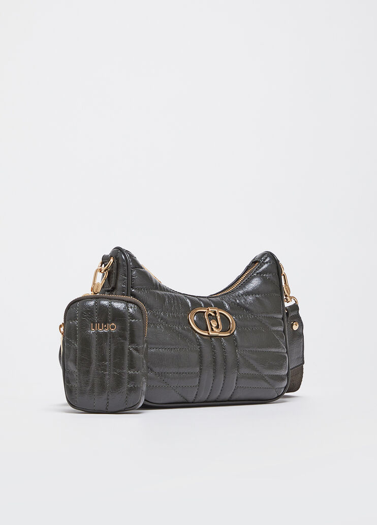 Bolso hobo pequeño guateado verde Liu Jo - large image number 4