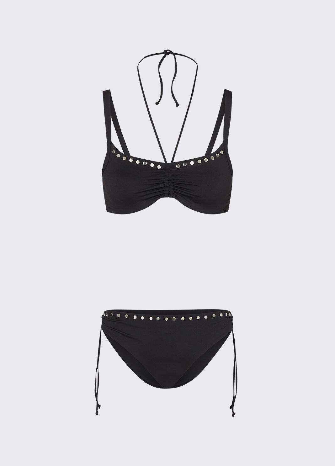 Bikini-Oberteil mit B&uuml;gel und Slip Schwarz Liu Jo - large image number 6