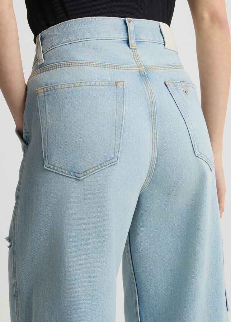 Low-rise flared jeans light denim Liu Jo - large image number 4