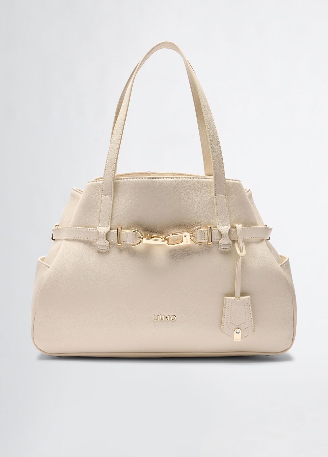Large tote bag cream Liu Jo - large image number 2