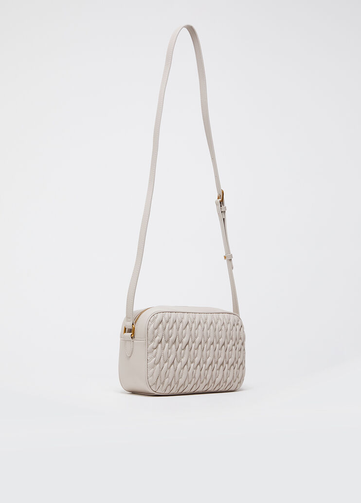 Medium quilted crossbody bag beige Liu Jo - large image number 3 Medium quilted crossbody bag beige Liu Jo - large image number 3