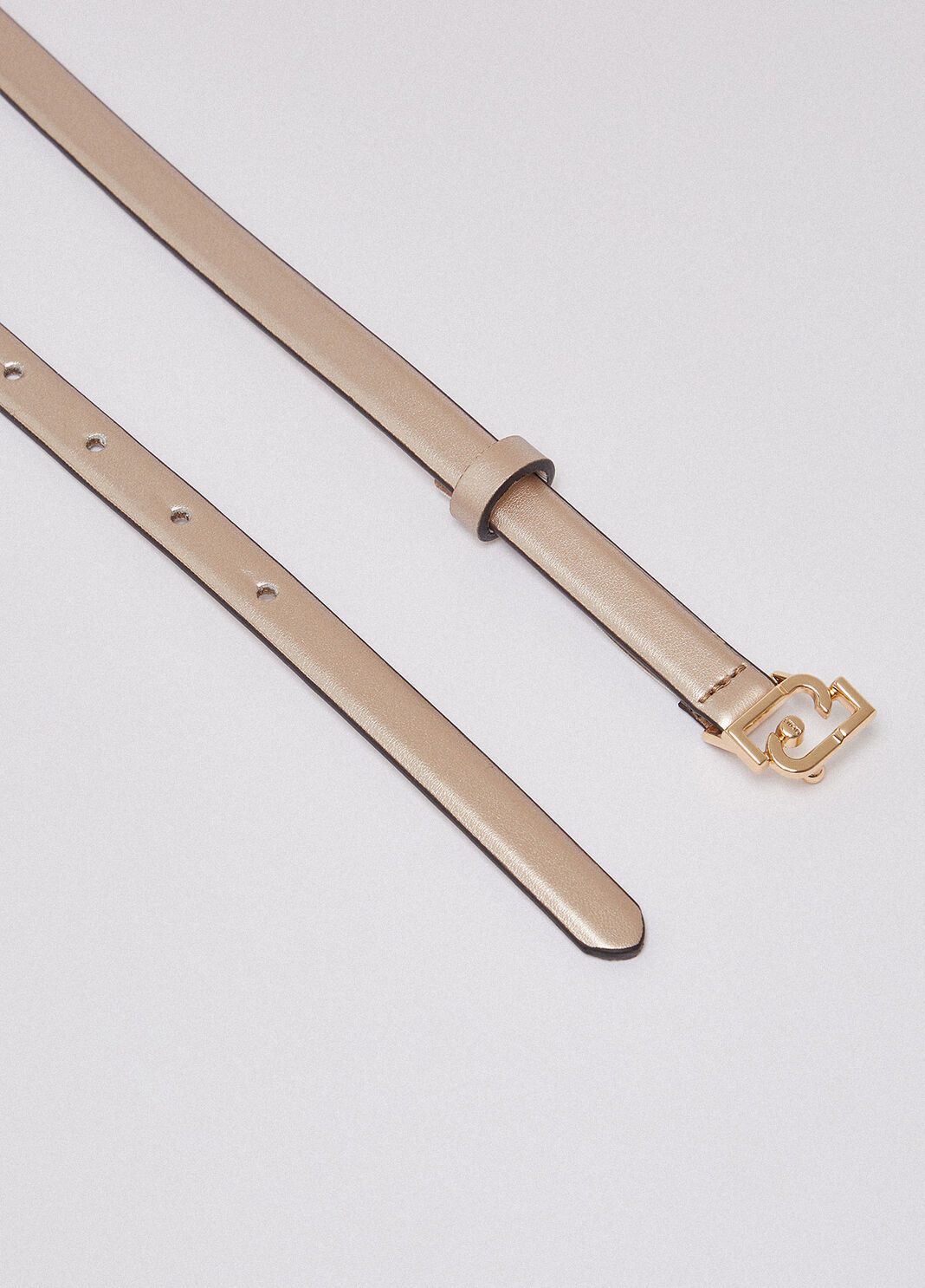 Узкий ремень Liu Jo Better светло-золотистый Liu Jo - large image number 4