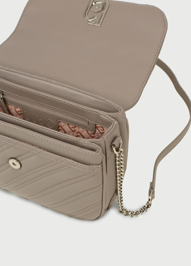 Quilted crossbody bag Grey Liu Jo - large image number 4