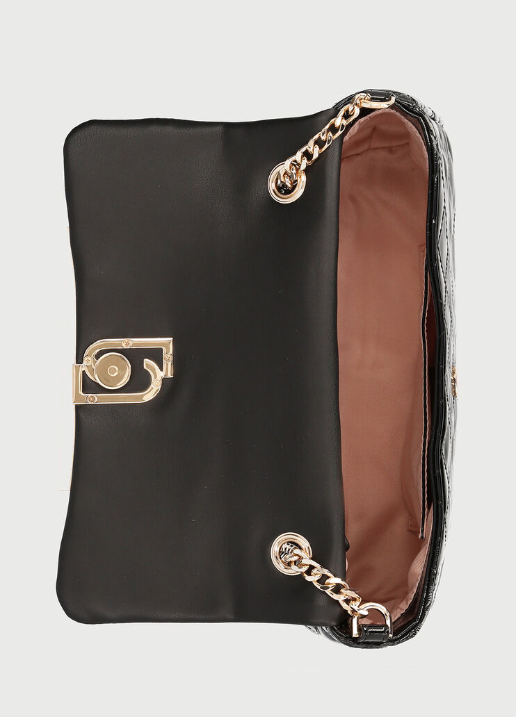 Bandolera de charol Negro Liu Jo - large image number 3