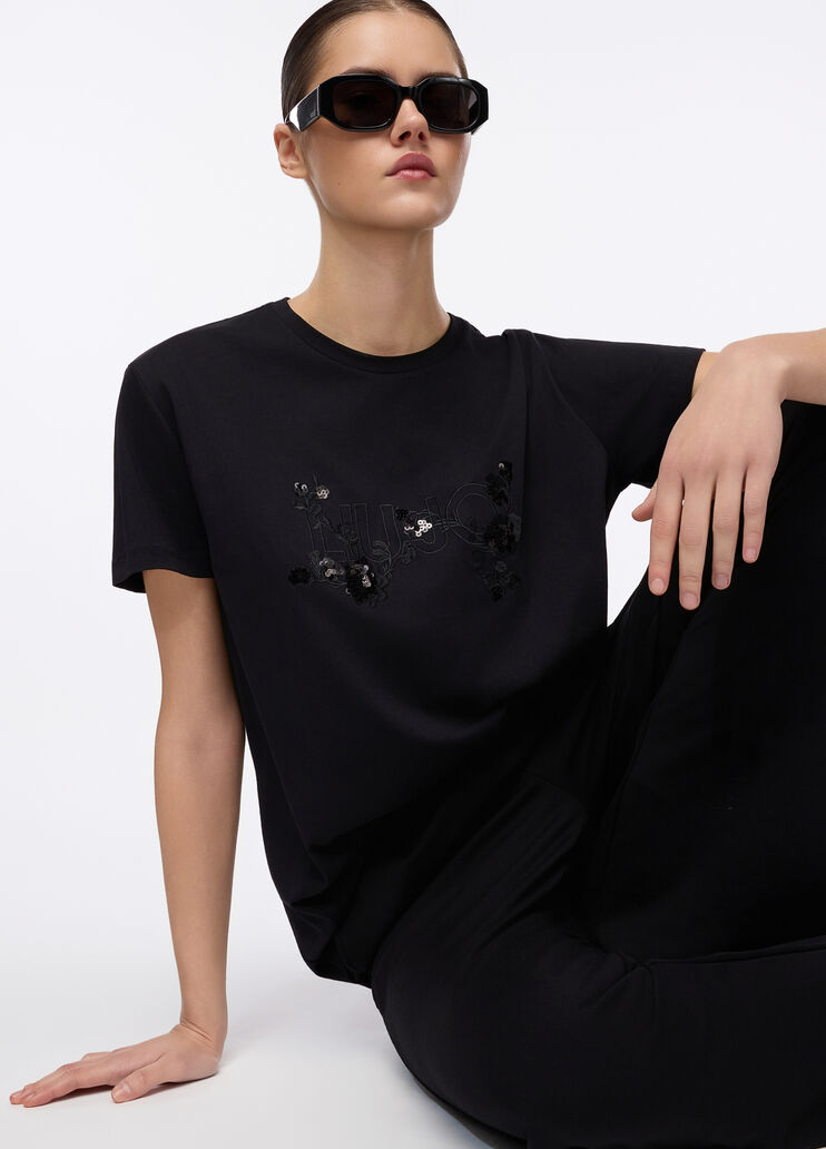 T-Shirt Liu Jo Better Schwarz Liu Jo - medium