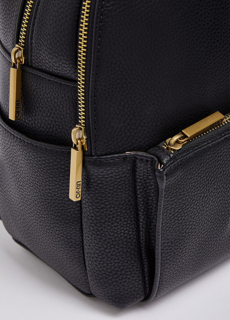 Backpack with logo black Liu Jo - medium