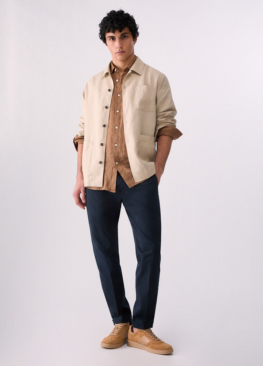 Chinos with turn-ups dark blue Liu Jo - large image number 5