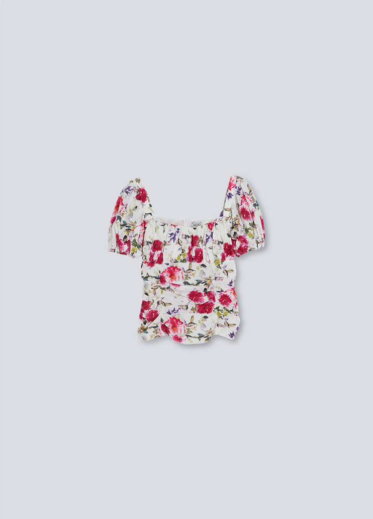 Топ с цветочным принтом цветочный принт Liu Jo - large image number 4