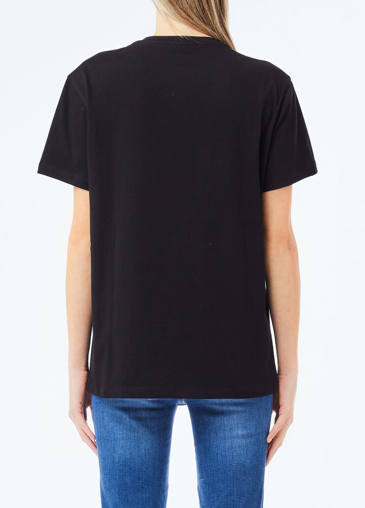 T-Shirt mit Print Schwarz Liu Jo - medium