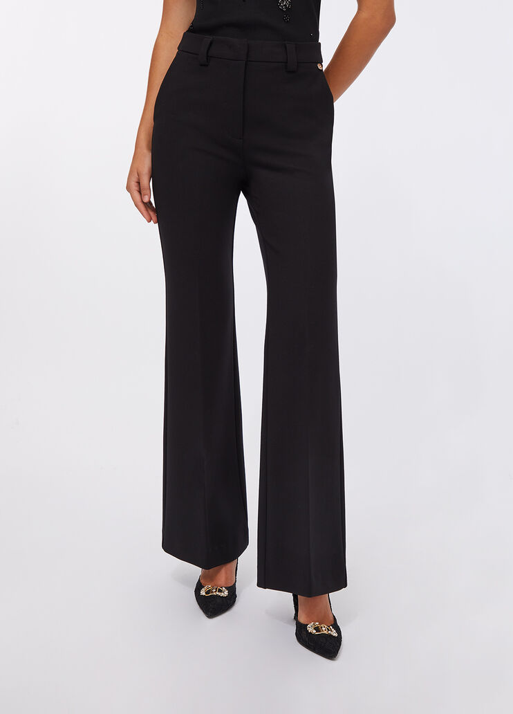 Elegante Flare-Hose Schwarz Liu Jo - large image number 0
