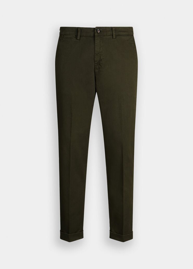 Pantalon chino vert mousse Liu Jo - large image number 6