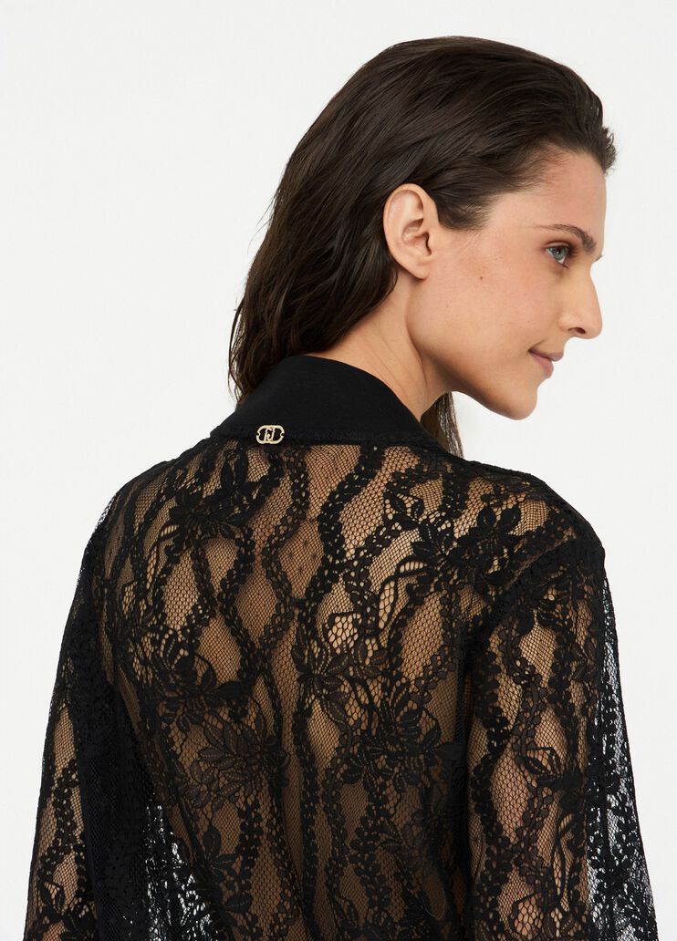 Lace jacket black Liu Jo - large image number 4 Lace jacket black Liu Jo - large image number 4