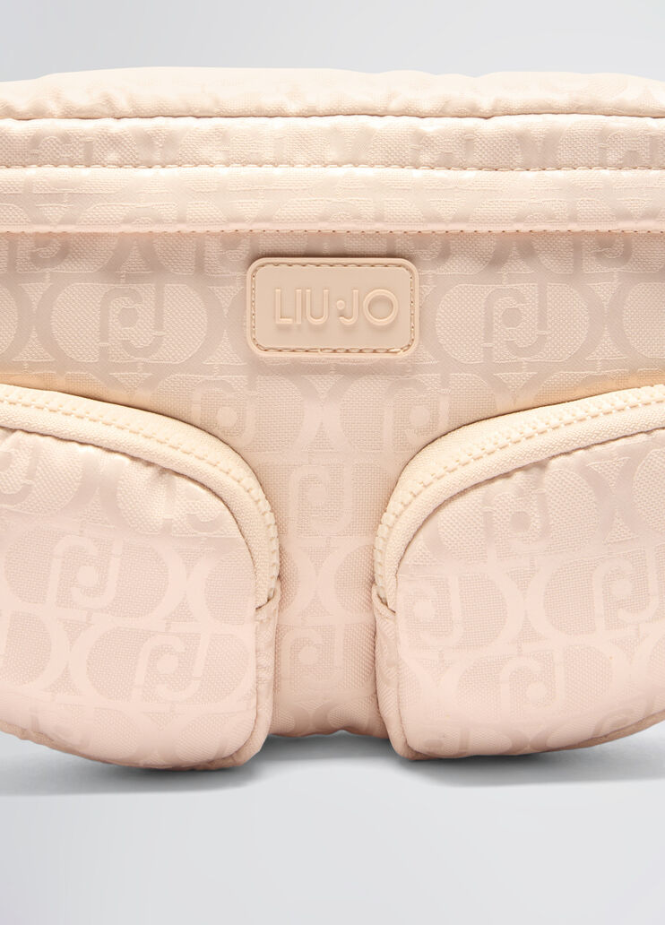 Large nylon pouch bag light gold colour Liu Jo - large image number 4 Large nylon pouch bag light gold colour Liu Jo - large image number 4