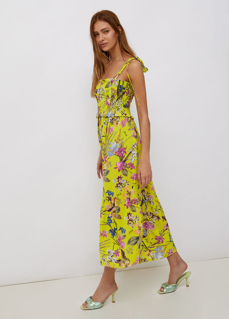 Vestido largo con tirantes amarillo Liu Jo - large image number 3 Vestido largo con tirantes amarillo Liu Jo - large image number 3