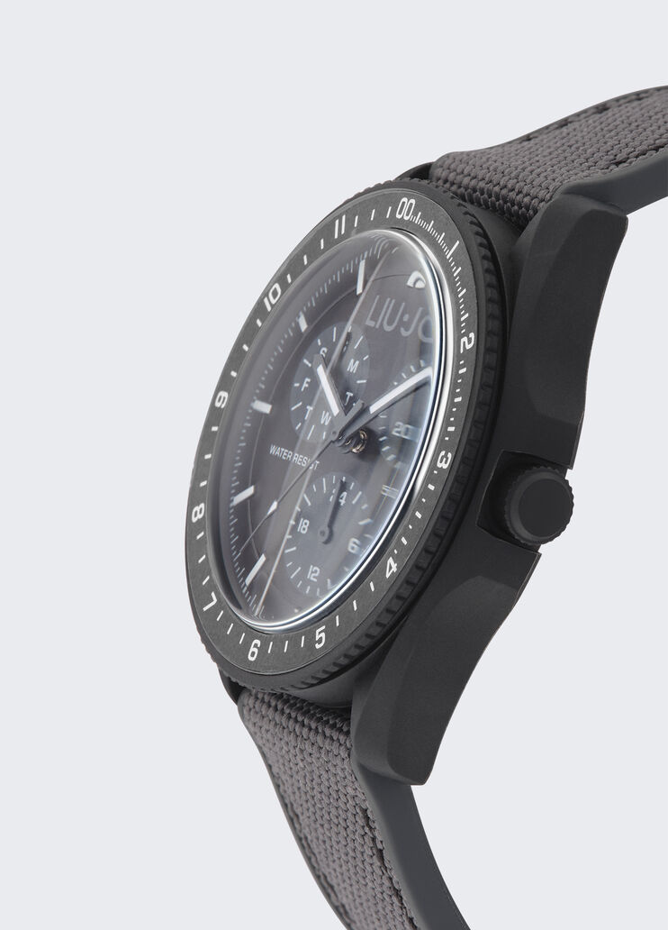 Herrenuhr mit Chronograph grau Liu Jo - medium Herrenuhr mit Chronograph grau Liu Jo - medium