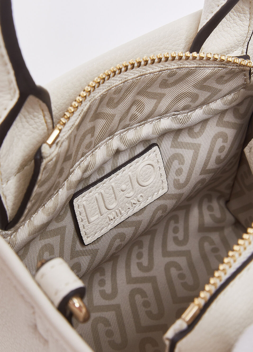 Sac format mini avec charm cr&egrave;me Liu Jo - large image number 6