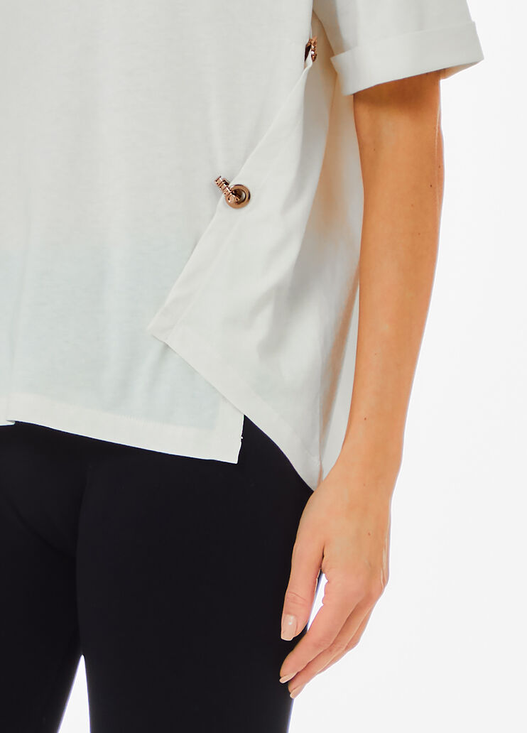 T-shirt over en jersey blanc Liu Jo - large image number 2