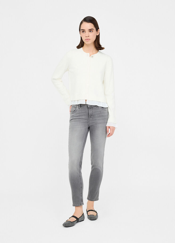 High-rise skinny jeans grey denim Liu Jo - medium