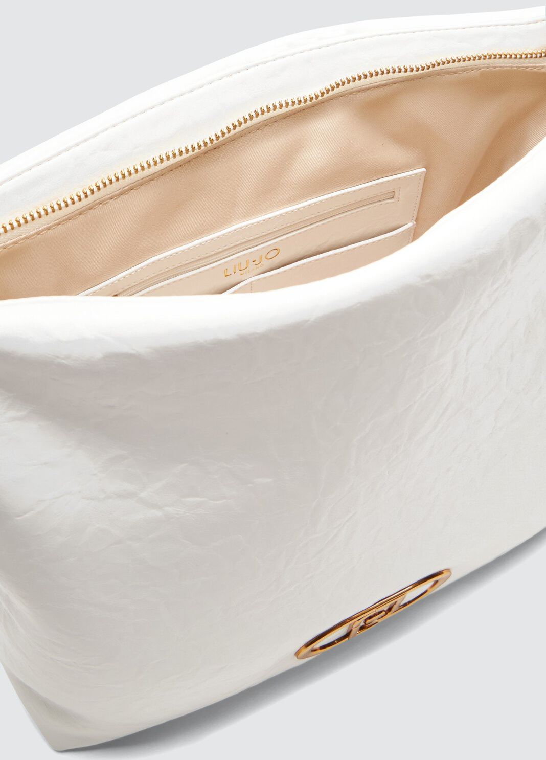 Bolso hobo mediano LaPuffy blanco Liu Jo - large image number 10