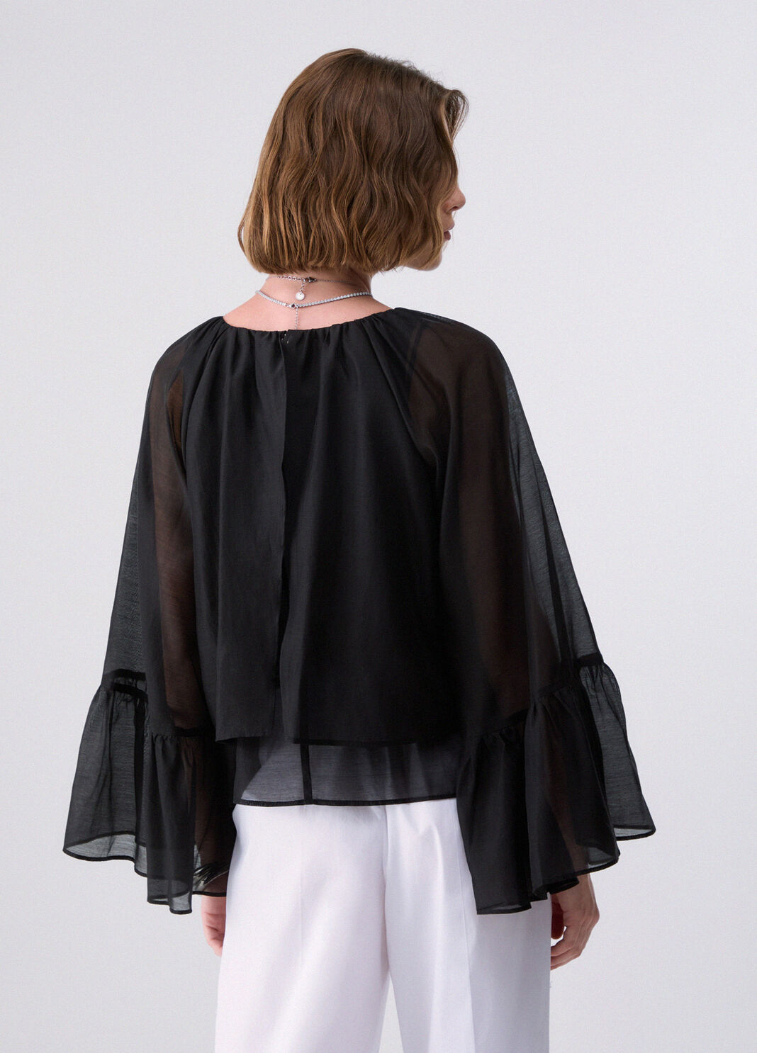 Muslin blouse black Liu Jo - large image number 1
