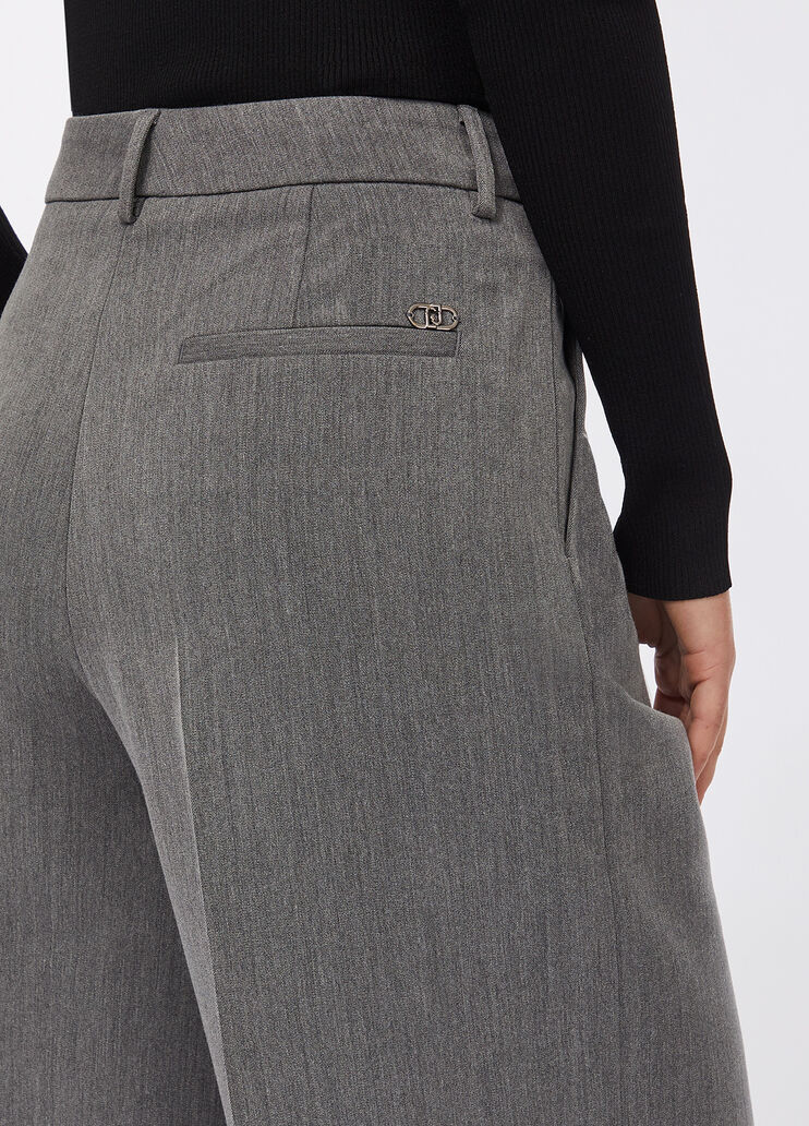 Shorts with darts grey Liu Jo - large image number 4