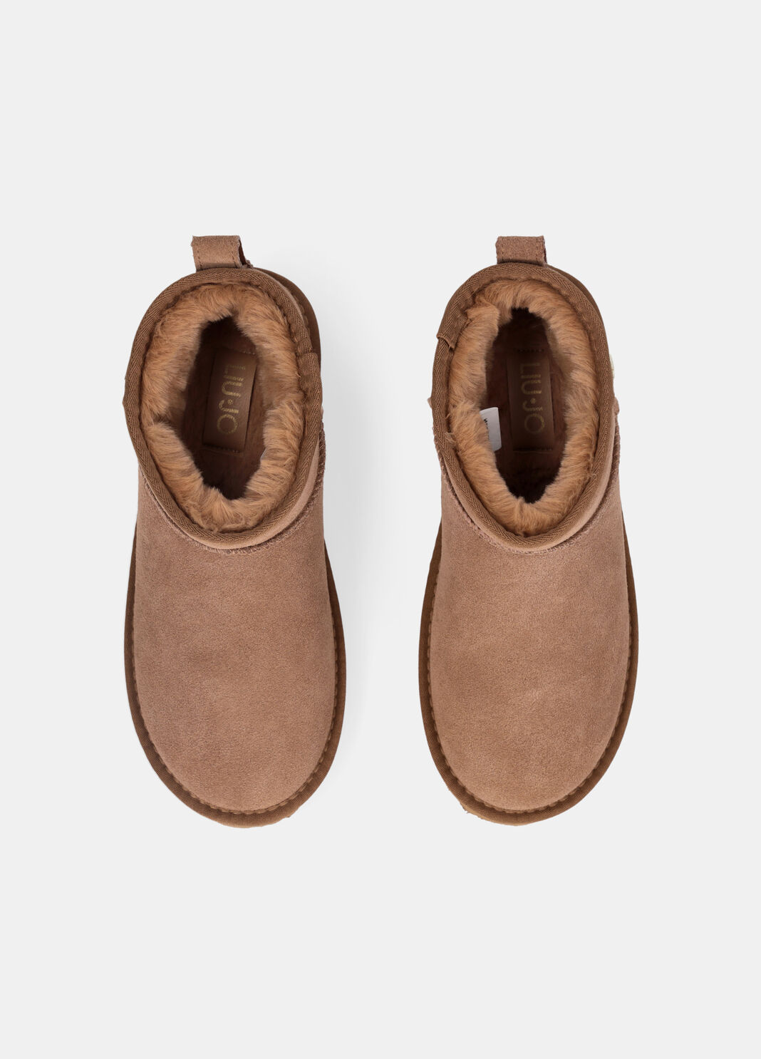 Suede ankle boots cognac Liu Jo - large image number 4