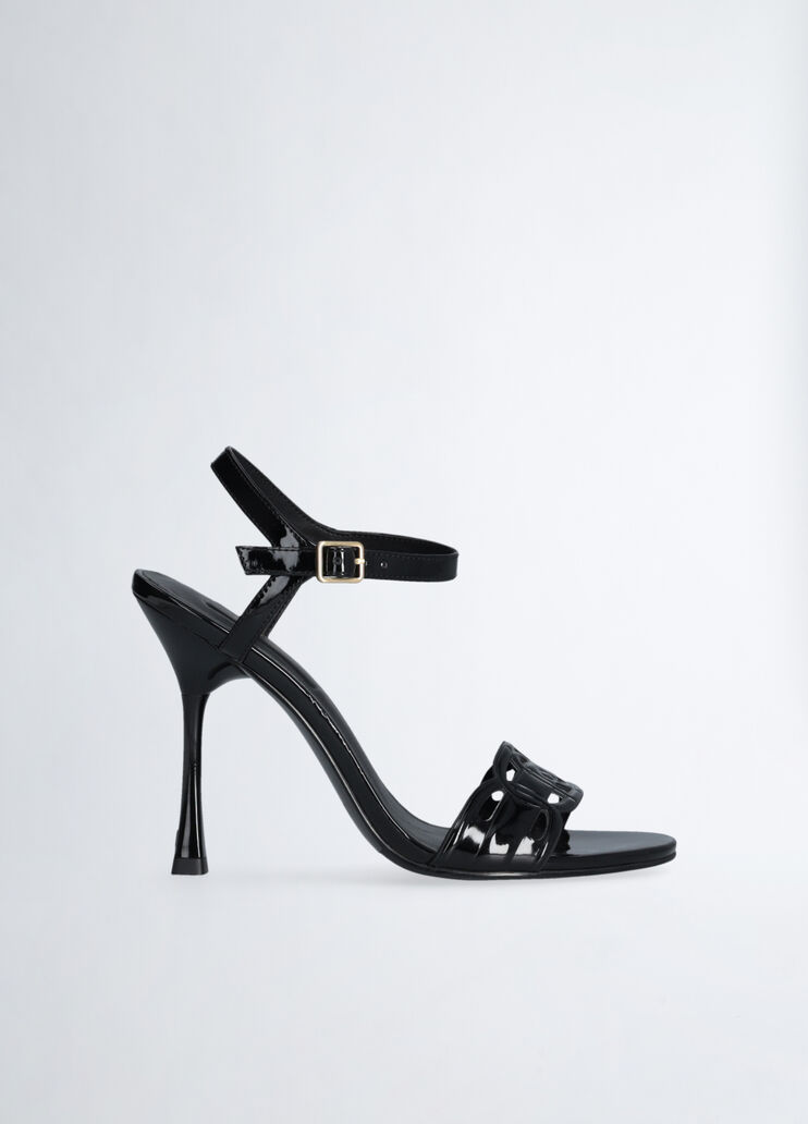 Patent leather heeled sandals black Liu Jo - medium Patent leather heeled sandals black Liu Jo - medium