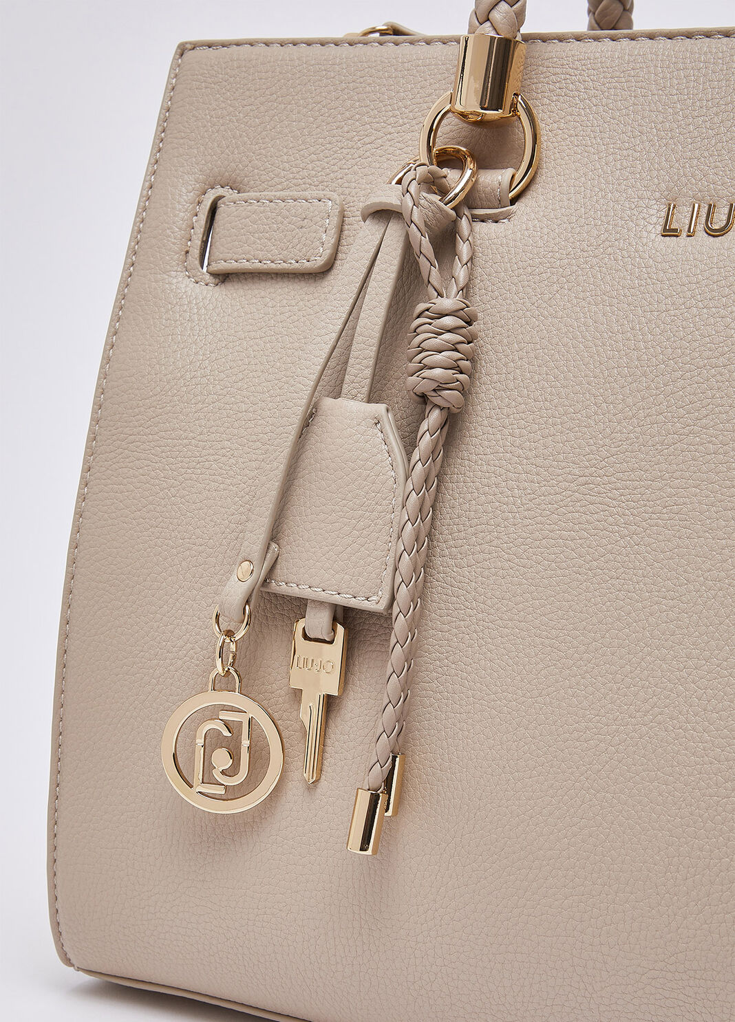 Medium satchel bag white Liu Jo - large image number 5