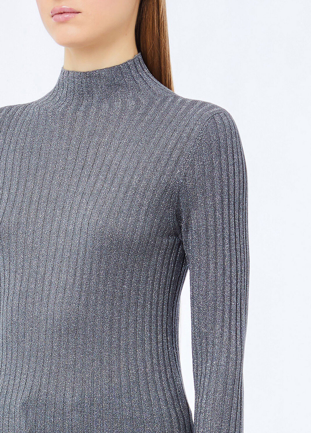 Dolcevita con lurex&reg; grigio antracite Liu Jo - large image number 2