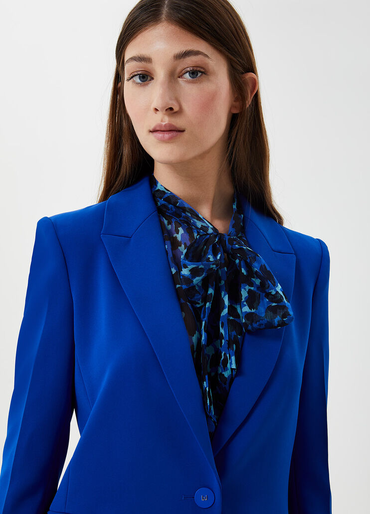 Slim-fit blazer Blue Liu Jo - large image number 2