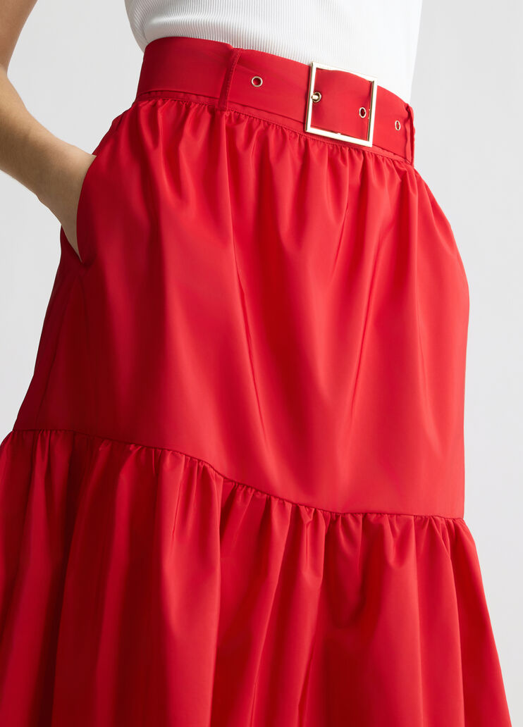 Long red skirt red Liu Jo - large image number 2 Long red skirt red Liu Jo - large image number 2