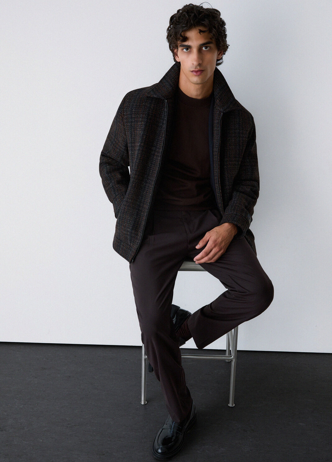 Chino trousers in a wool blend brown Liu Jo - large image number 3