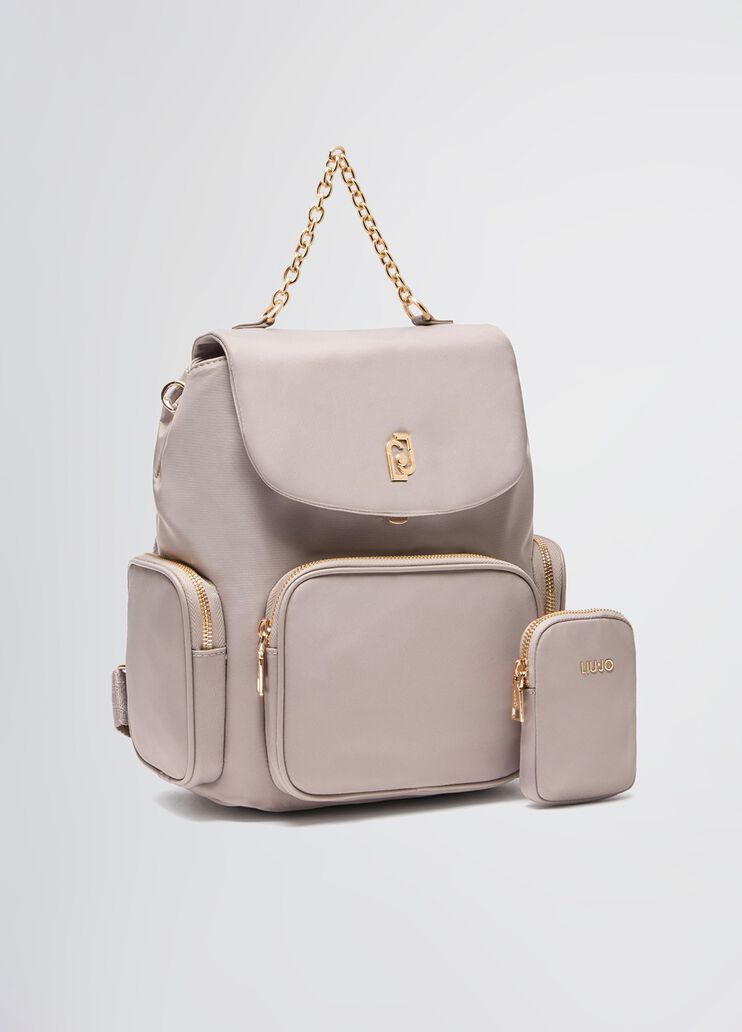 Nylon backpack grey Liu Jo - large image number 2