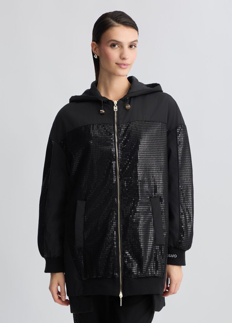 Jacket with Sequins black Liu Jo - medium Jacket with Sequins black Liu Jo - medium