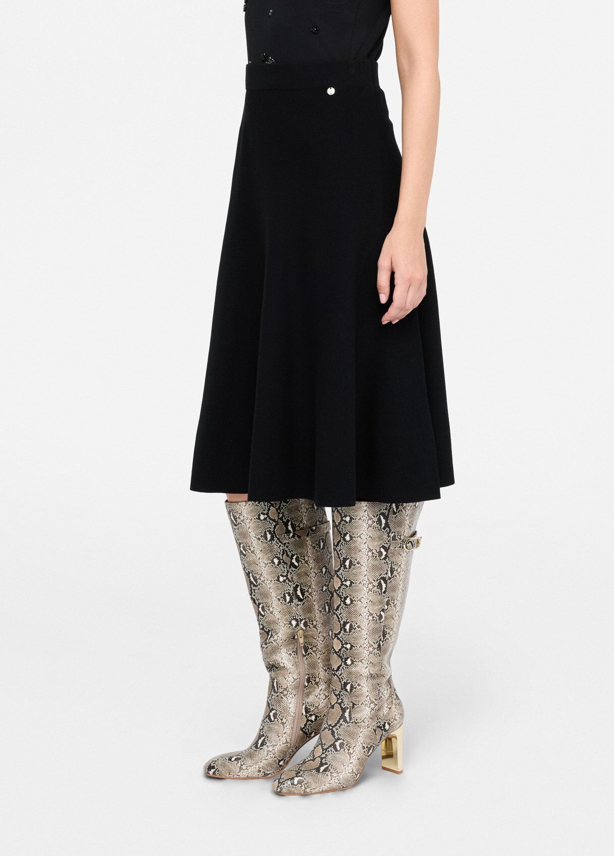 トップス Theredthread S millefeuille knit black トップス theredthread S millefeuille knit black THEREDTHREAD