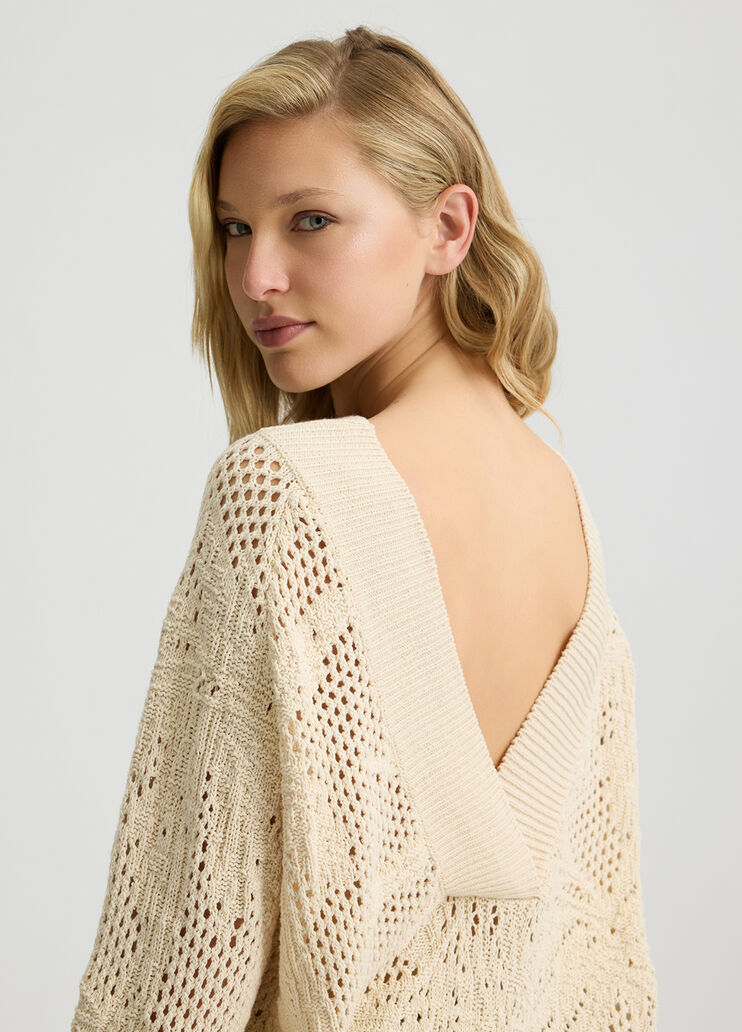 Openwork jumper vanilla colour Liu Jo - medium Openwork jumper vanilla colour Liu Jo - medium