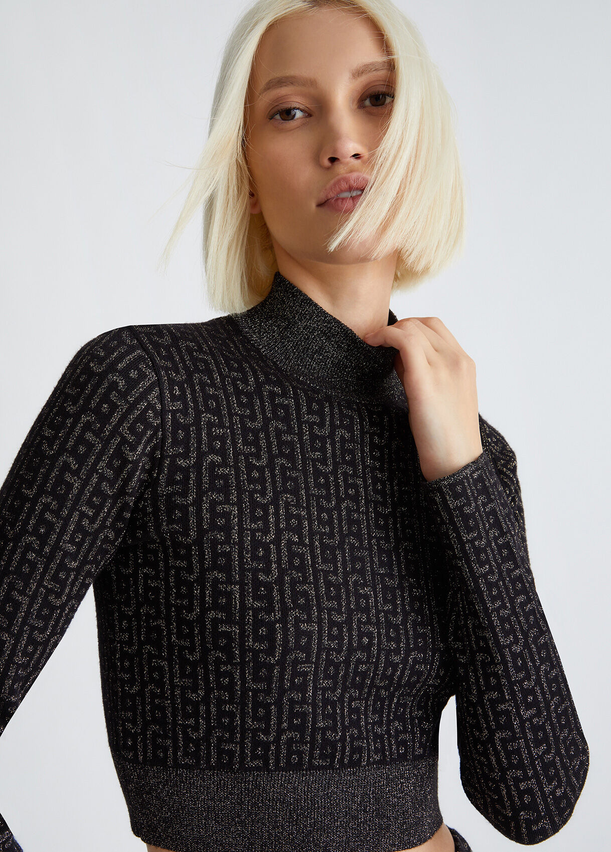Lurex pullover best sale gold
