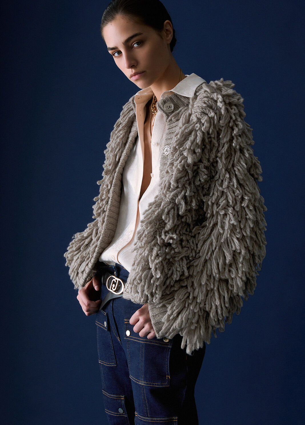 Soft Knit Jacket beige Liu Jo - large image number 2