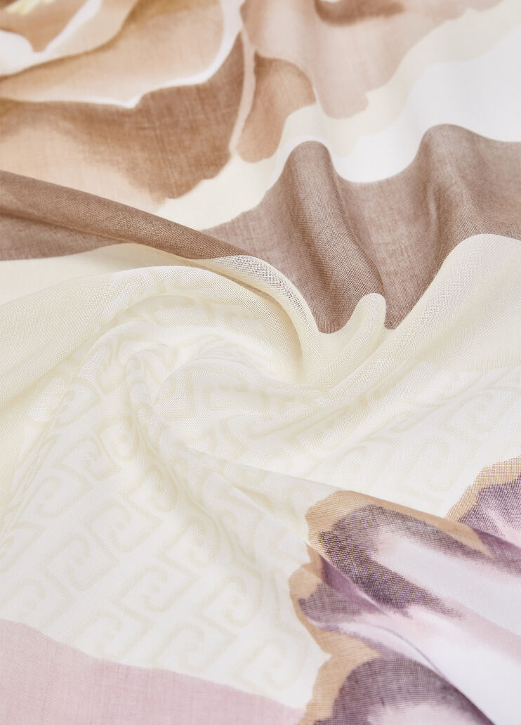 Foulard grande colorblock panna Liu Jo - medium